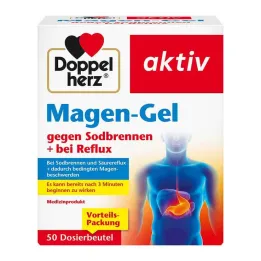 Gel estomacal Doppelherz contra azia + refluxo, 50x10 ml