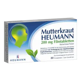 Feverfew Heumann 200 mg comprimidos revestidos por película, 30 unidades