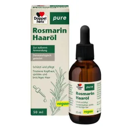 Óleo capilar de alecrim Doppelherz puro, 50 ml