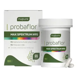 Nupure probaflor Max Spektrum N95 cápsulas gastrorresistentes, 80 unid