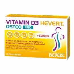 Comprimidos revestidos de vitamina D3 Hevert Osteo Pro, 60 unidades