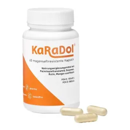 Cápsulas gastrorresistentes Karadol, 60 peças