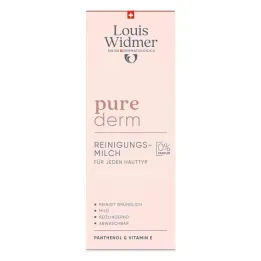 Leite de limpeza Widmer purederm sem P., 200 ml