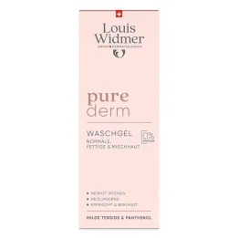 Gel de lavagem Widmer purederm sem perfume, 125 ml