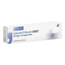 Lidocaína/Prilocaína ADGC 25 mg/g + 25 mg/g creme, 30 g