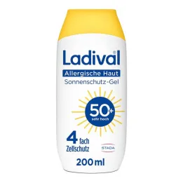 Ladival gel protetor solar para pele alérgica LSF 50+ , 200 ml