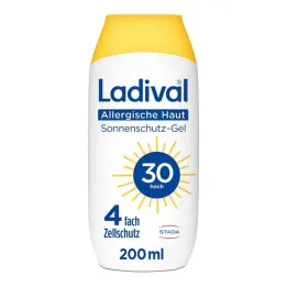 Ladival gel protetor solar para pele alérgica LSF 30, 200 ml