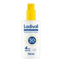 Ladival spray protetor solar para pele alérgica FPS50 +, 150 ml