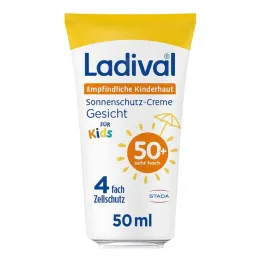 Creme para pele infantil sensível Ladival LSF 50+, 50 ml