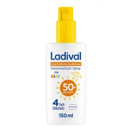Spray para pele infantil sensível Ladival LSF 50 +, 150 ml