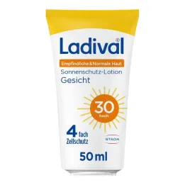 Loção facial para pele sensível Ladival LSF 30, 50 ml