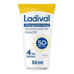 Ladival gel de pele alérgica facial LSF 50+ , 50 ml