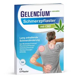Pensos analgésicos Gelenciaum com CBD (6 peças)
