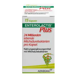 Cápsulas Enterolactis Plus, 15 unidades