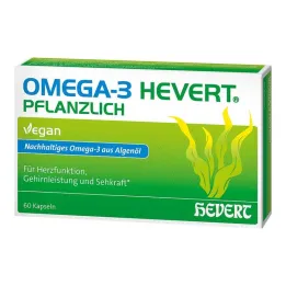 Cápsulas moles à base de plantas Omega-3 Hevert, 60 peças