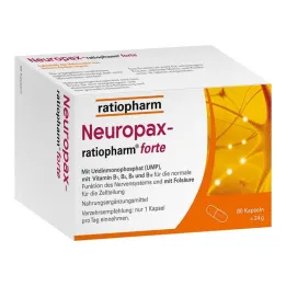 Cápsulas Neuromax-ratiopharm forte, 80 peças