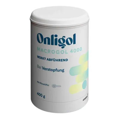 Pó Onligol Macrogol 4000 para fabricação de lata de e.solution, 400 g