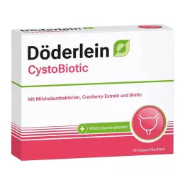 Döderlein Bactérias lácticas cistobióticas + cranberry em pó, 10x4 g