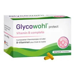 Glicowohl Vitamina B completa + Cápsulas de Inositol + Colina, 140 unid