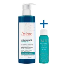 Avene Cleanance Comedomed Gel de Limpeza Peeling, 400 ml
