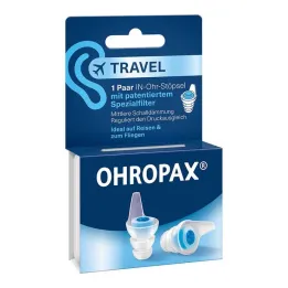 Ohropax Travel filter plugs intra-auriculares, 2 peças