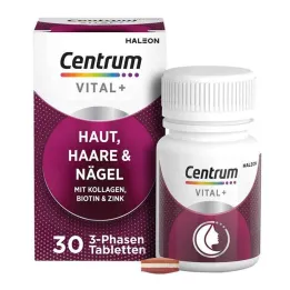 Centrum Vital + Skin Hair &amp; Comprimidos para unhas, 30 unid