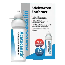Caneta removedora de verrugas com talo de acetocaustin, 50 ml