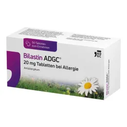 Bilastina ADGC comprimidos de 20 mg para alergias, 50 unidades