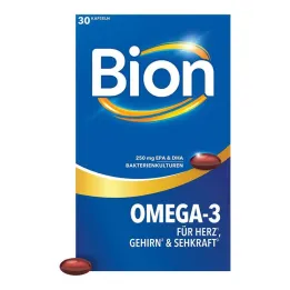 Cápsulas Bion Omega-3, 30 unidades