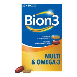 Pacote combinado BION3 Multi + Omega-3, 2x30 peças