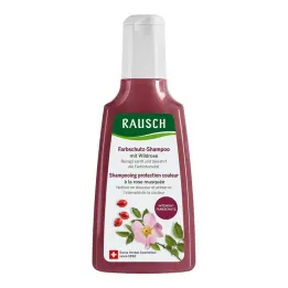 Shampoo protetor de cor Rausch com rosa selvagem, 200 ml