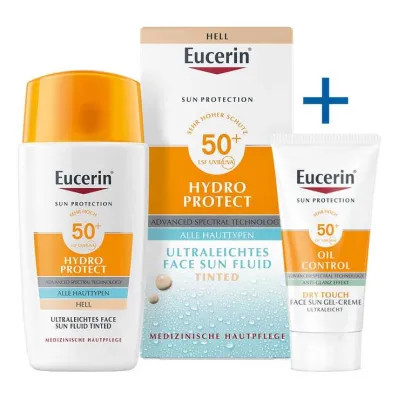 Eucerin Sun Fluid Hydro Protect luz facial LSF 50 + , 50 ml Eucerin Sun Fluid Hydro Protect luz facial LSF 50 + , 50 ml