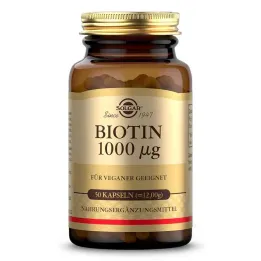 Cápsulas Solgar Biotina 1000 µg (50 peças)