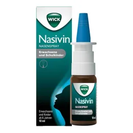 WICK Nasivin spray nasal adultos/crianças em idade escolar 0,5 mg/ml, 10 ml