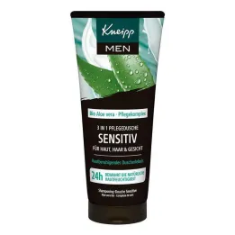 Chuveiro Kneipp Men 3 em 1 para cuidados sensíveis, 200 ml