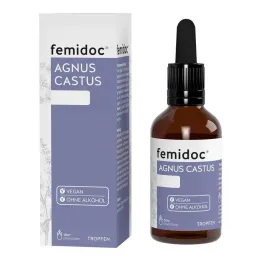 Femidoc Agnus Castus sem gotas orais de álcool, 50 ml