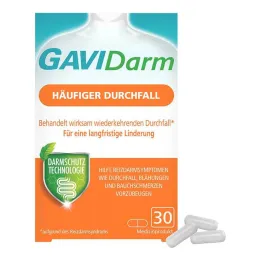 Cápsulas para diarreia frequente Gavidarm, 30 unidades
