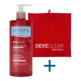 Dexeryl Dexeclear gel de limpeza espumante para pele impura, 400 ml