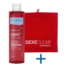 Dexeryl Dexeclear gel de limpeza espumante para pele impura, 200 ml