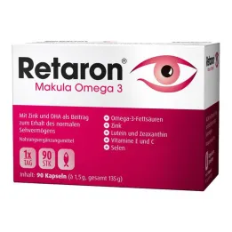Cápsulas Retaron Makula Omega-3, 90 peças