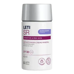 Leti SR Creme Anti-Vermelhidão Mineral SPF 30, 40 ml