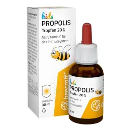 Beecraft Kids Própolis orgânica gotas 20% mais vitamina C, 30 ml