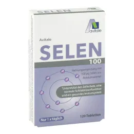 Comprimidos de selênio 100 µg, 120 unidades