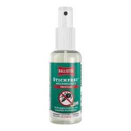 Ballistol Spray de bomba tropical repelente de mosquitos sem picadas, 100 ml