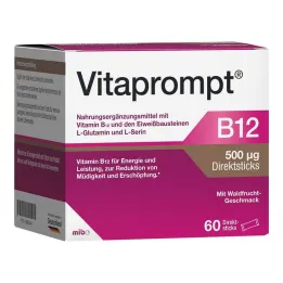 Vitaprompt B12 500 µg em bastões diretos, 60 unid