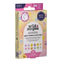 Adesivos anti-espinhas Wild Stripes Smile Stop, 24 unidades