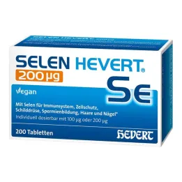 Comprimidos de selênio Hevert 200 µg, 200 unidades