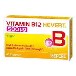 Vitamina B12 Hevert comprimidos de 500 µg, 60 unidades
