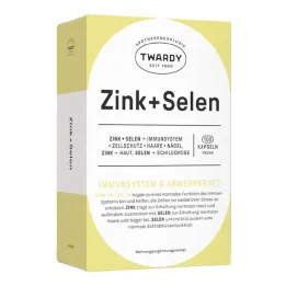 Cápsulas de Zinco + Selênio veganas, 100 peças