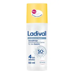Ladival Creme Protetor Solar Reparador de Barreiras Cutâneas LSF 50+, 50 ml